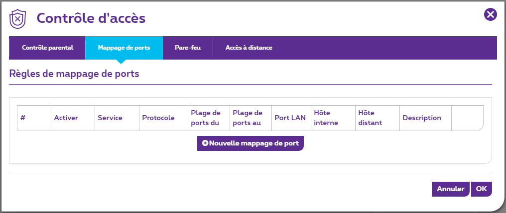 Comment configurer une redirection des ports sur ma B-box 3